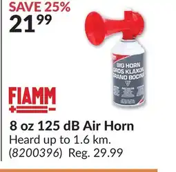 Princess Auto 8 oz 125 dB Air Horn offer
