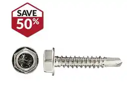 Princess Auto 100 pk #12 Hex Washer Screws offer