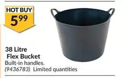 Princess Auto 38 Litre Flex Bucket offer