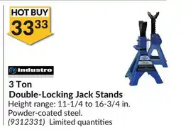 Princess Auto 3 Ton Double-Locking Jack Stands offer