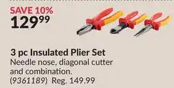 Princess Auto 3 pc Insulated Plier Set offer
