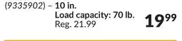 Princess Auto Load capacity: 70 lb. Heavy Duty Galvanized T-Hinges offer
