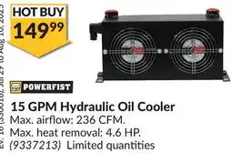 Princess Auto 15 GPM Hydraulic Oil Cooler offer