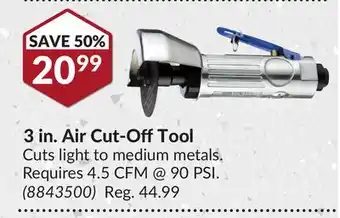 Princess Auto 3 in. Air Cut-OffTool offer