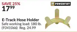 Princess Auto E-Track Hose Holder offer