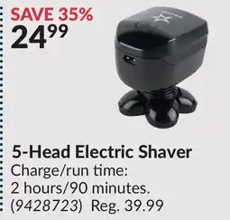 Princess Auto 5-Head Electric Shaver offer