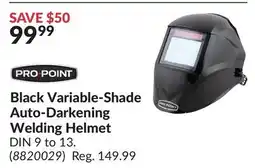 Princess Auto Black Variable-Shade Auto-Darkening Welding Helmet offer