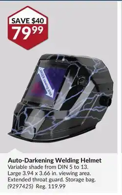 Princess Auto Auto-Darkening Welding Helmet offer