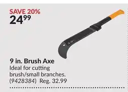 Princess Auto 9 in. Brush Axe offer