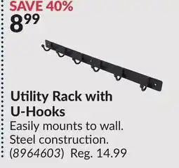 Princess Auto Utility Rack with U-Hooks offer