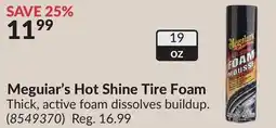 Princess Auto Hot Shine Tire Foam offer