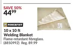 Princess Auto 10 x 10 Welding Blanket offer