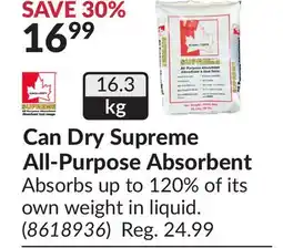 Princess Auto Can Dry Supreme All-Purpose Absorbent offer