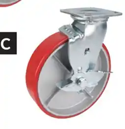 Princess Auto Swivel with Brake 8in. Polyurethane/Steel Casters offer