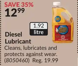 Princess Auto Diesel Lubricant offer