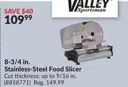 Princess Auto 8-3/4 in. Stainless-Steel Food Slicer offer