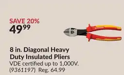 Princess Auto 8 in. Diagonal Heavy Duty Insulated Pliers offer