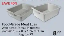 Princess Auto Food-Grade Meat Lugs offer