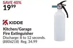 Princess Auto Kitchen/Garage Fire Extinguisher offer