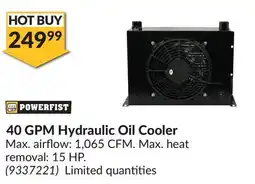 Princess Auto 40 GPM Hydraulic Oil Cooler offer