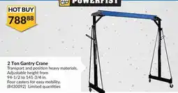 Princess Auto 2 Ton Gantry Crane offer