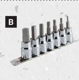 Princess Auto 7 pc SAE: 1/8 to 3/8 in. dr Hex bit Socket Sets offer