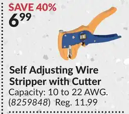 Princess Auto Self Adjusting Wire Stripper with Cutter offer