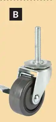 Princess Auto 3 in. Precision-Bearing Threaded-Stem Casters offer