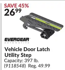 Princess Auto Vehicle Door Latch Utility Step offer