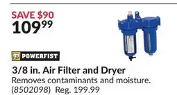 Princess Auto 3/8 in. Air Filter and Dryer offer