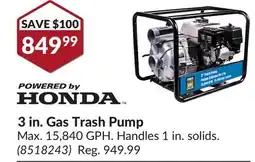 Princess Auto 3 in. Gas Trash Pump offer