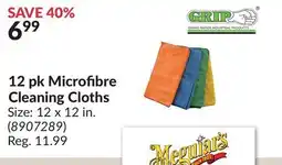 Princess Auto 12 pk Microfibre Cleaning Cloths offer