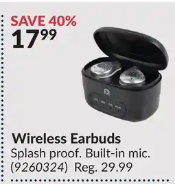 Princess Auto Wireless Earbuds offer
