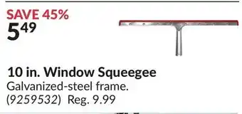 Princess Auto 10 in. Window Squeegee offer