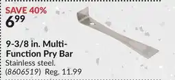 Princess Auto 9-3/8 in. Multi- Function Pry Bar offer