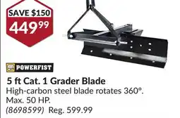 Princess Auto 5 ftCat. 1 Grader Blade offer