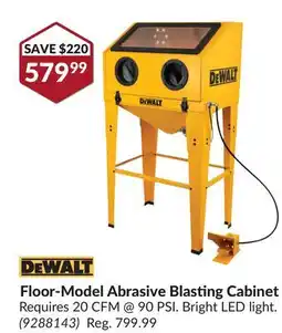 Princess Auto Floor-Model Abrasive Blasting Cabinet offer
