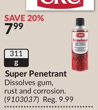 Princess Auto Super Penetrant offer
