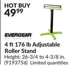 Princess Auto 4 ft176 lb Adjustable Roller Stand offer