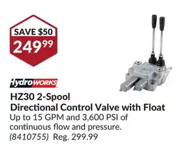 Princess Auto HZ30 2-Spool Directional Control Valve with Float offer