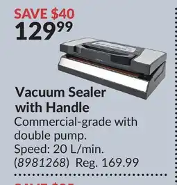 Princess Auto Vacuum Sealer with Handle offer