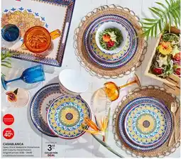 Stokes CASABLANCA Open Stock Melamine Dinnerware with Colorful Floral Pattern offer