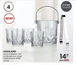 Stokes HIGHLAND Set of 4 Glasses offer