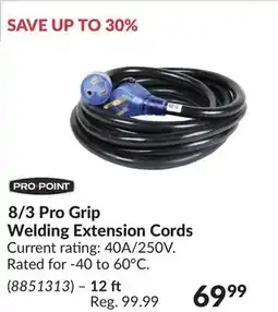 Princess Auto 8/3 Pro Grip Welding Extension Cords offer