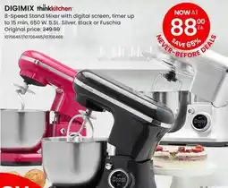 Stokes DIGIMIX 8-Speed Stand Mixer with digital screen offer