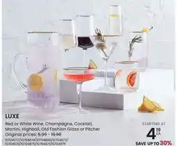 Stokes LUXE Red or White Wine offer