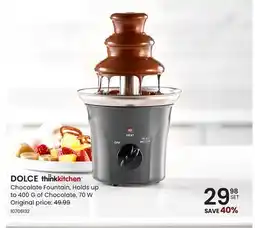 Stokes thinkkitchen DOLCE Chocolate Fountain offer