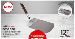 Stokes thinkkitchen BOSS BBQ Foldable Pizza Paddle offer