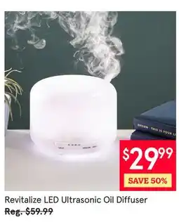 Kitchen Stuff Plus Revitalize LED Ultrasonic Oil Diffuser offer