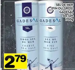 Supermarché PA SEL DE MER (FIN OU GROS) GADESAL | Sea Salt offer